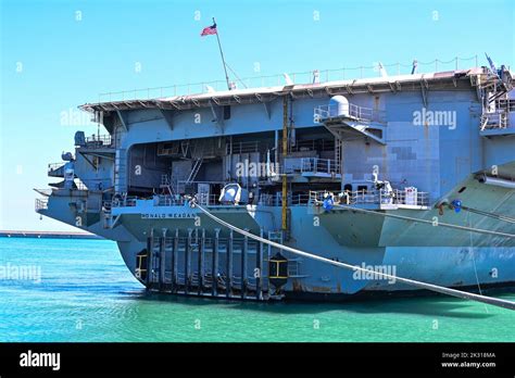 Busan South Korea 23rd Sep 2022 The Uss Ronald Reagan Aircraft