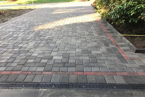 Driveway With Channel Drain Expert Paver Company