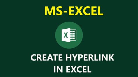 How To Create The A Hyperlink In Excel Excel Me Hyperlink Kase Create