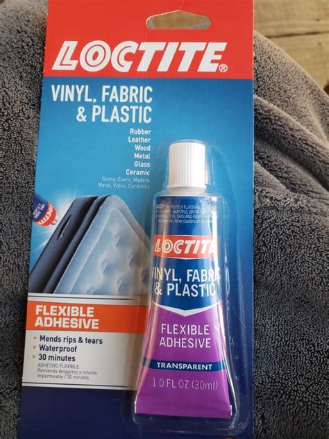 Loctite 1360694 Vinyl Fabric Plastic Repair Flexible Adhesive 1 Oz