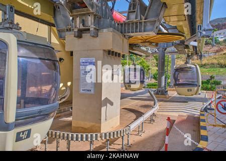 Cable car, Erice, Sicily, Italy Stock Photo - Alamy