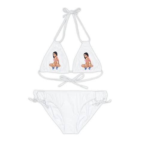 The Nicki Minaj Strappy Bikini Set Nicki Minaj Merch Etsy