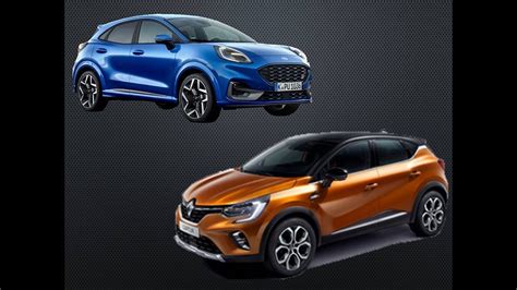 Ford Puma Vs Renault Captur Youtube