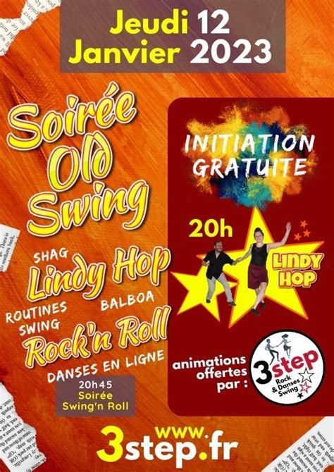 Soirée Old Swing Au Jampub Jeu 12012023 3step Rock Lindy Hop