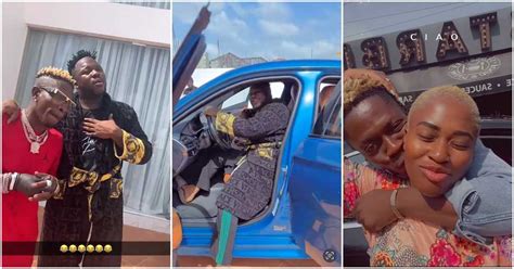 Shatta Wale Shows Medikal Love With Brand New Car Mdk Happily Test