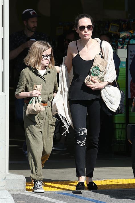 Vivienne Jolie Pitt Looks Like Brad Pitt On Outing With Angelina Jolie