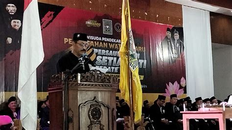 Pengesahan Aman Kloter Oleh Psht Cabang Sragen Persaudaraan Setia