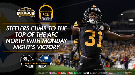 Steelers Climb To The Top Of The AFC North With Monday Nights Victory