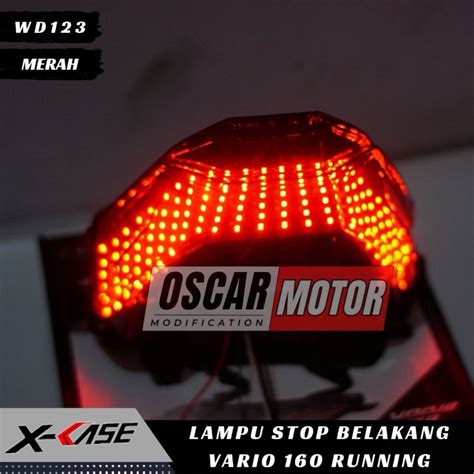 Jual Lampu Stop Vario 160 New Stoplamp Vario 160 8 Mode Lampu Stoplamp