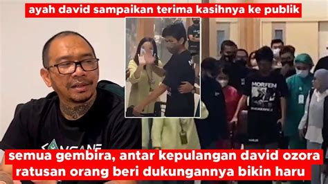 Merinding Pengantaran Davit Ozora Pulang Ratusan Orang Mengantarnya