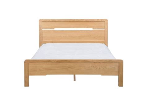 Curve Oak Wooden Bed Julian Bowen Bed Kings