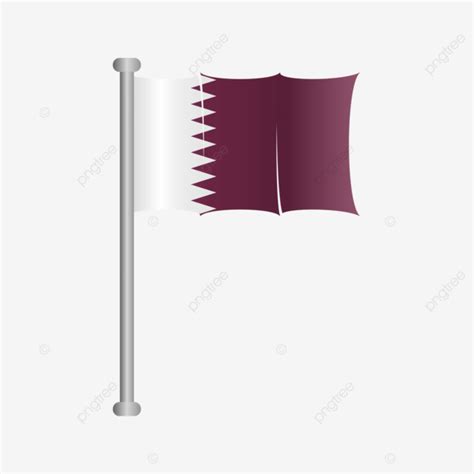 Qatar Flag Vector Qatar Flag Qatar Independence Png And Vector With