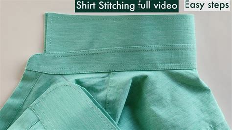 Shirt Stitching Full Video Easy Steps Perfect Shirt Stitching Full