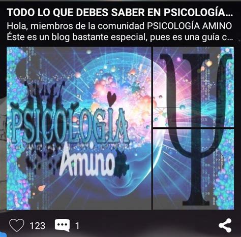 PsicologÍa Amino Wiki •ciencia• Amino