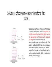 Solutions For Convection Equations Analyzing Fluid Flow Over Course Hero