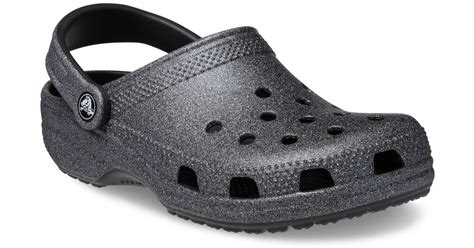 Crocs™ Classic Clog Glitter In Black Lyst