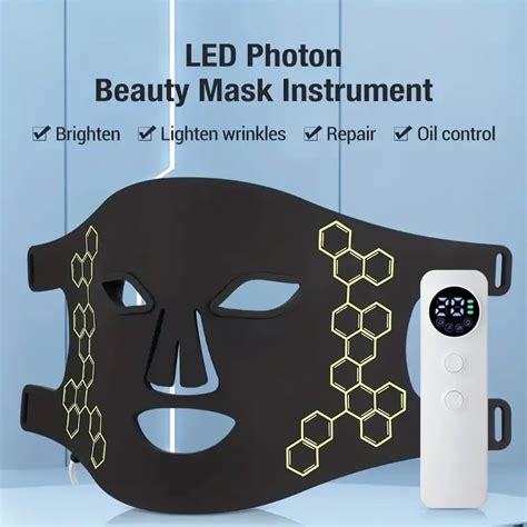 Intensive Facial Care Non Rebreather Mask With 216 LED Modes Blue