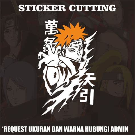 Jual Stiker Akatsuki Stiker Japan Anime Sticker Cutting Shopee