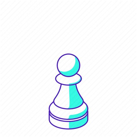 Pawn White Chess Piece Strategy Icon Download On Iconfinder