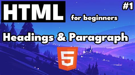 Introduction To HTML Headings And Paragraphs YouTube