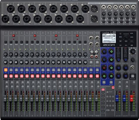 Zoom LiveTrak L-20 аудио рекордер многоканальный купить в Москве в ...