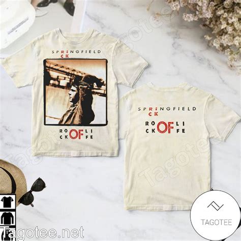 Rick Springfield Rock Of Life Album Cover Shirt Tagotee