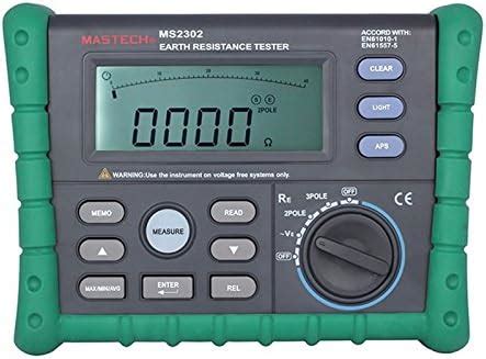 Mastech MS2302 Resistenza Di Terra Tester Digitale Isolamento Megger