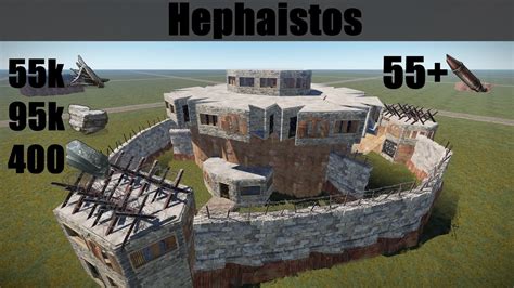 Hephaistos Rust Base Design Roof Bunkers YouTube