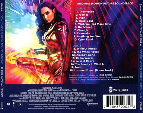 Wonder Woman 1984 Soundtrack 2020 Hans Zimmer