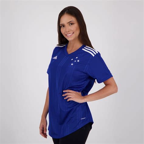 Camisa Adidas Cruzeiro I Feminina Futfanatics