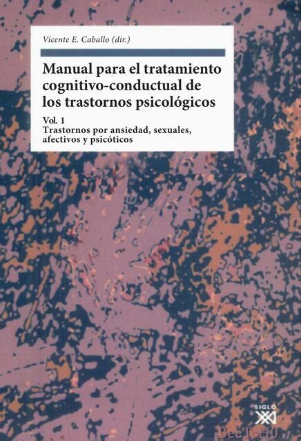 Manual Para El Tratamiento Cognitivo Conductual Delos Trastornos