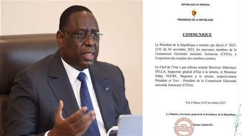 Urgent Derni Re Minute Macky Sall Vient De Remplacer Doudou Ndir