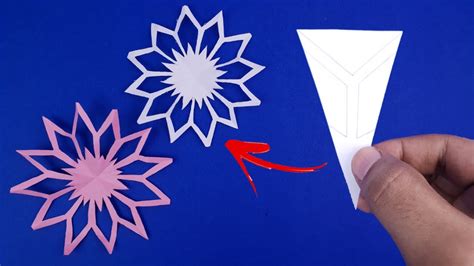 Easy And Beautiful 3d Paper Snowflake Making How To Make Paper