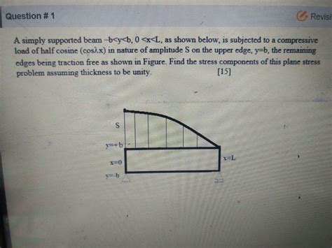 Solved Question 1 Revisi A Simply Supported Beam B