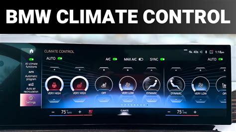 BMW Climate Control 101 Everything YOU NEED TO KNOW IDrive 8 2023