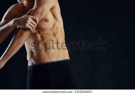 Muscular Naked Male Athlete Sport Fitness Stock Photo 1352046857 Shutterstock
