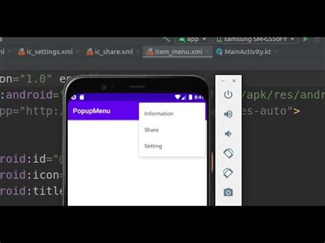 Kotlin Android How To Implement Popup Menu In Toolbar Popup Menu