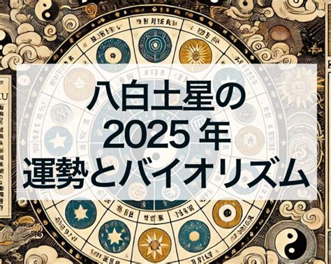 八白土星2025年の運勢とバイオリズム 占いおまじないスピリチュアル