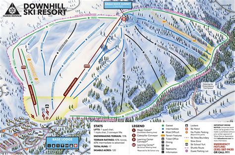 Tahoe Donner Trail Map Onthesnow