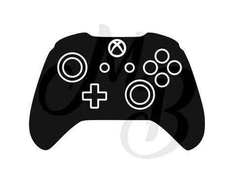 Video Game Controller Svg Xbox One Svg Xbox Dxf Video Game Etsy