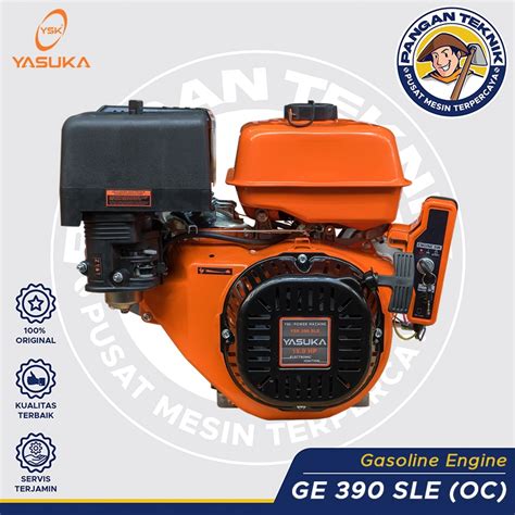 Jual MESIN PENGGERAK BENSIN YASUKA GX 390 SLE ORANGE MESIN