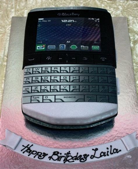 Blackberry Porsche Design Cake Decorated Cake By The CakesDecor