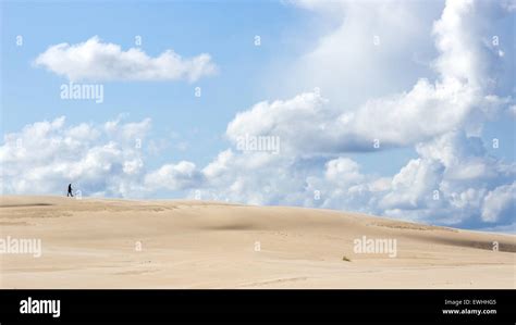 The Moving Dunes In The Slowinski National Park Poland Stock Photo Alamy