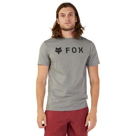 Fox Absolute Short Sleeve Premium Tee Men Heather Graphite Bike24