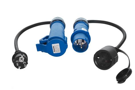 Cee Schuko Adapter Set V A Stecker Kupplung Verteiler