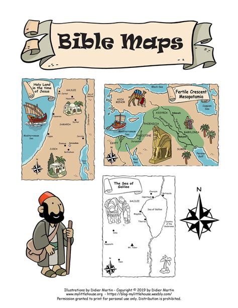 Bible Activity Pages - My Little House