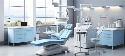 Bright And Inviting Modern Dental Clinic With A Serene Color Palette Of