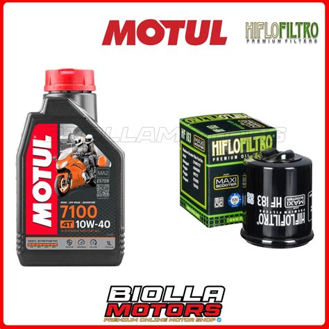 Kit Tagliando Derbi Rambla Filtro Olio Motul W