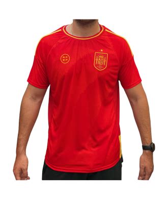 Camiseta Fútbol España Eurocopa 24 Sin Dorsal Réplica Oficial de la