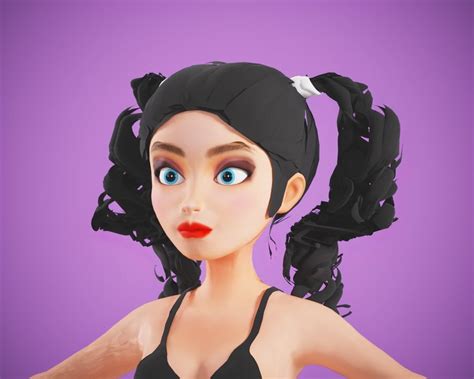 3d Model Cartoon Pack Vr Ar Low Poly Cgtrader